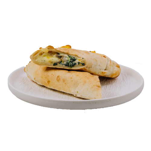 Three Cheese Spinach and Mushroom Baked Roll